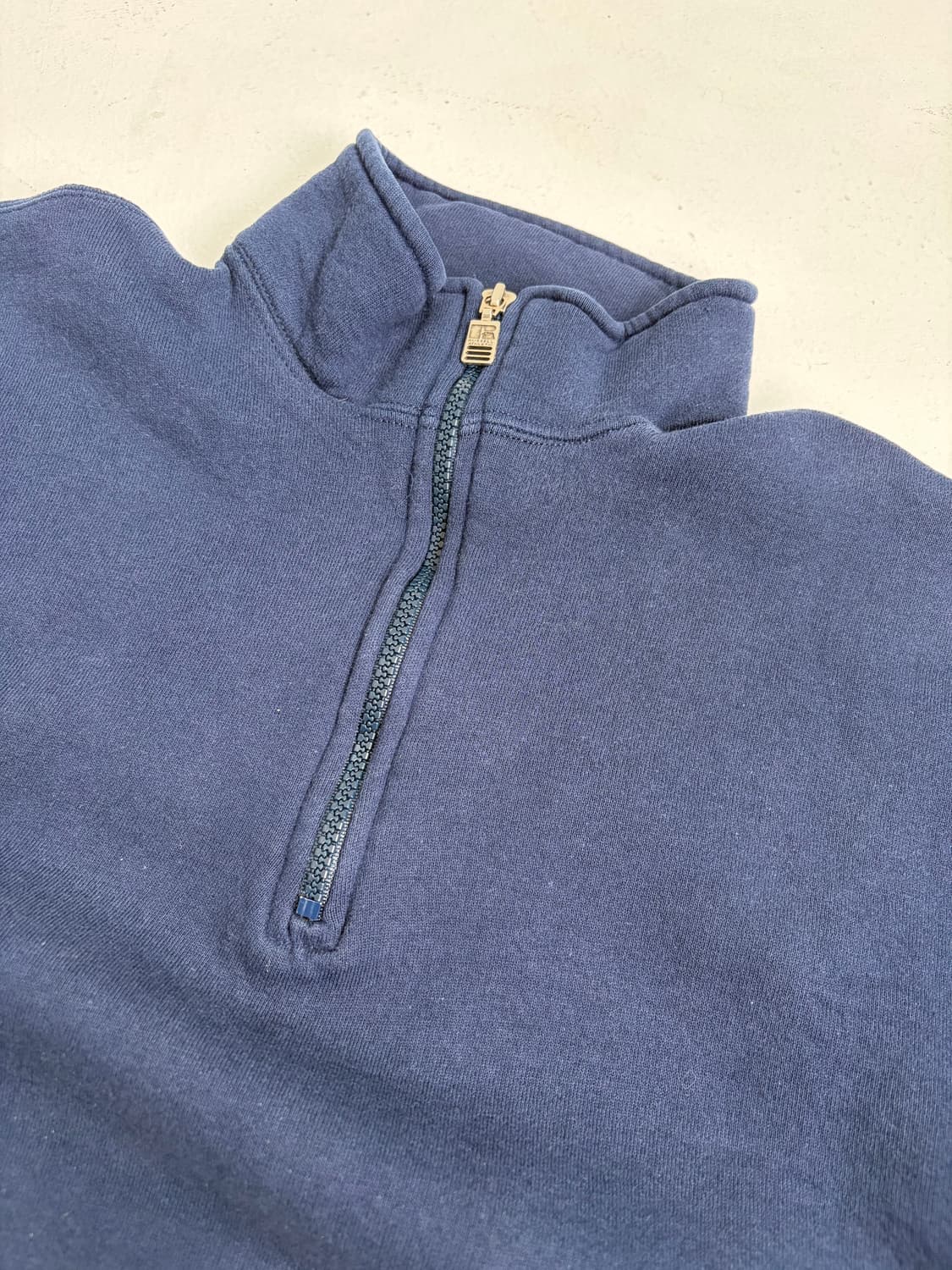90s Russell Quarter Zip Sweatshirt (navy 상품이미지6