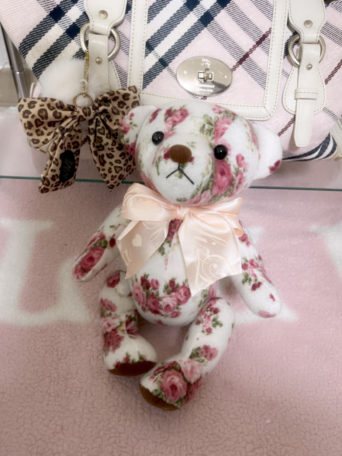 리즈리사 히메갸루 라떼갸루 히메카지 방꾸템 플로럴 테디베어 상품이미지1