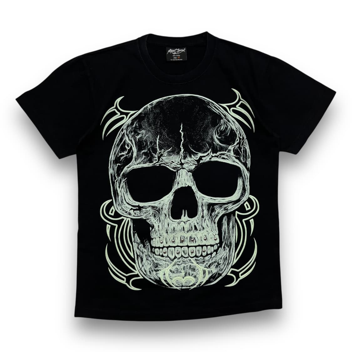 Rock Chang Skull Tribal T-shirt 상품이미지2