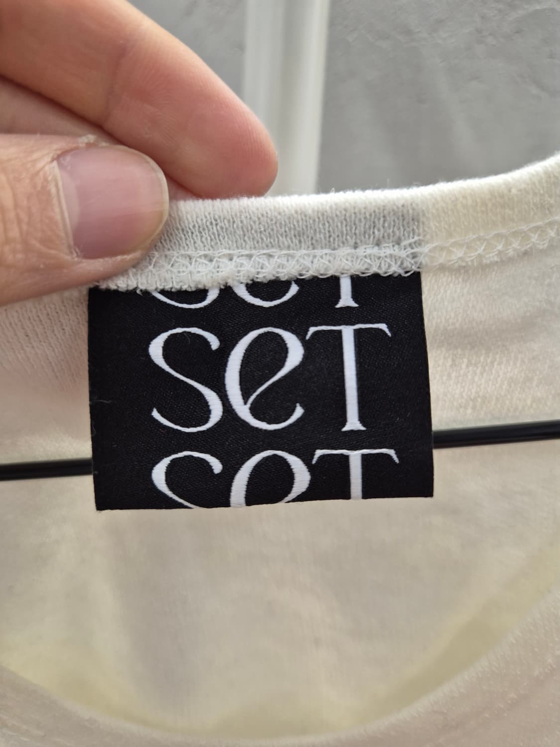 SETSETSET 아이보리 슬리브리스 FREE 상품이미지6