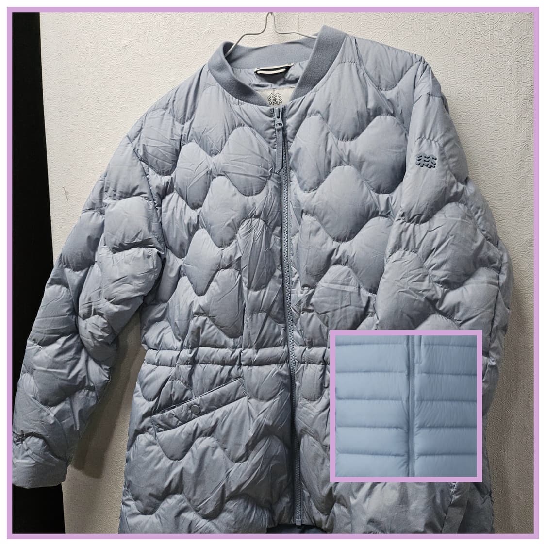 코오롱 스포츠  연하늘 구스 다운 패딩 95 상품이미지1