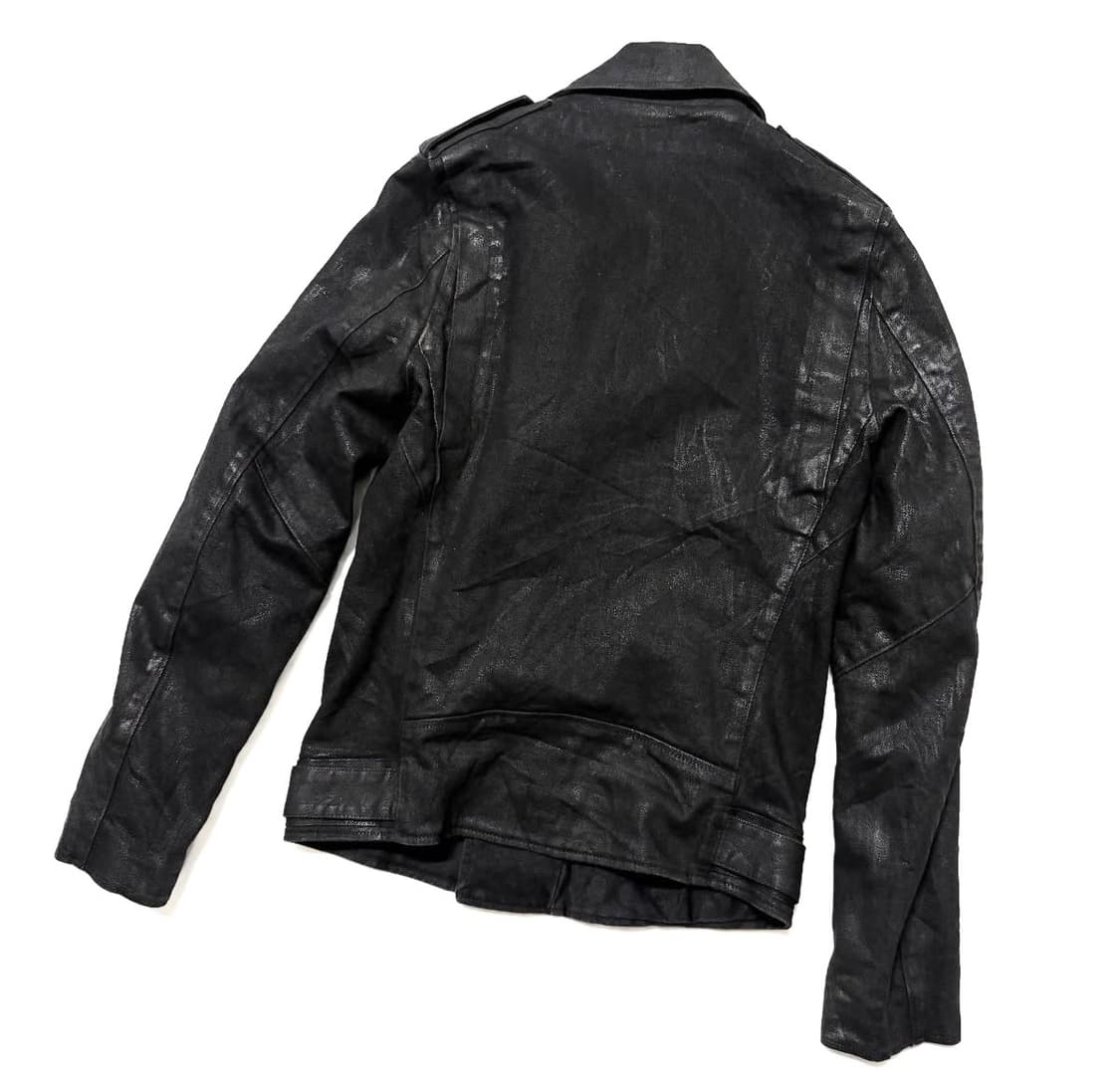 발망 - 15SS 왁스 코팅 바이커 자켓 상품이미지3