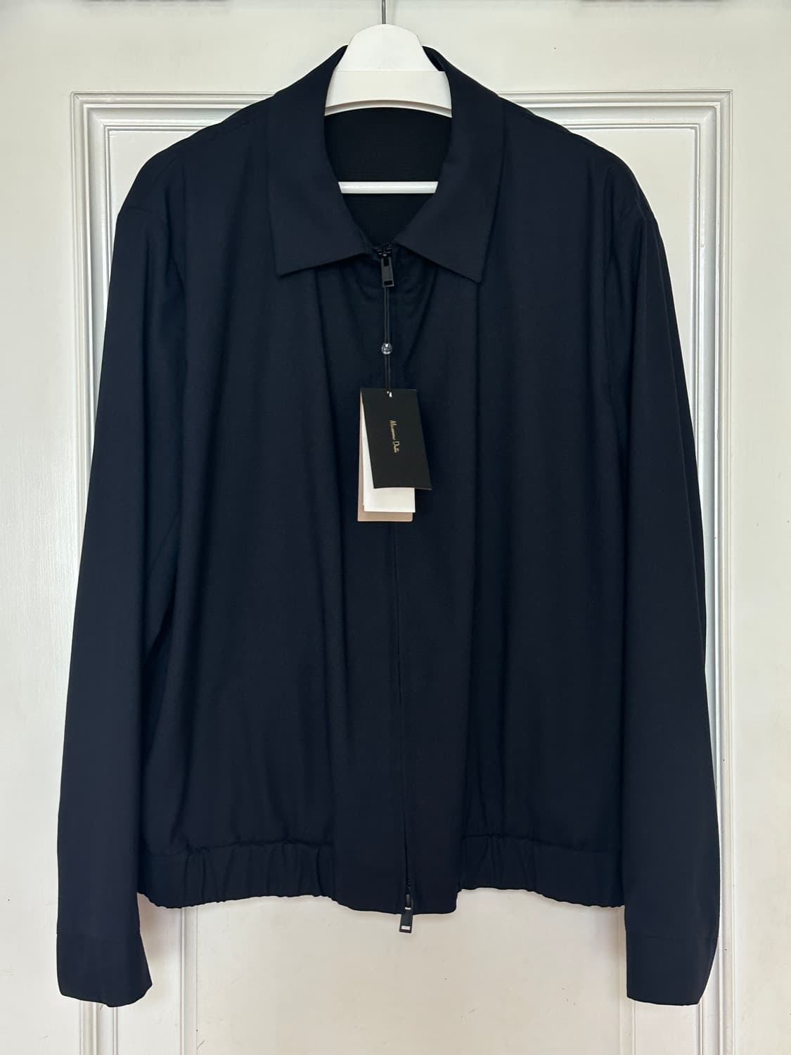 [새제품] 마시모두띠 이탈리안 울 100% 네이비 블루종 상품이미지1