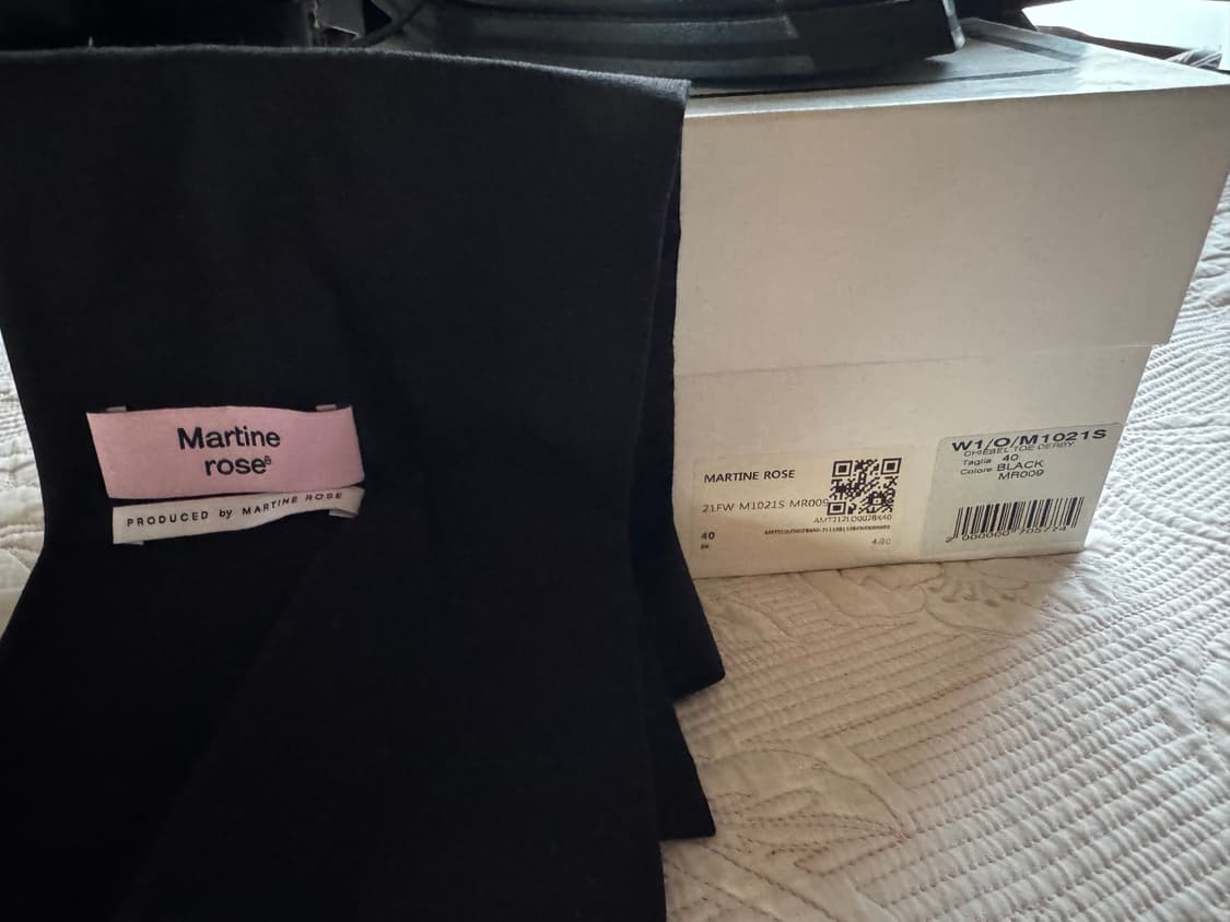 마틴로즈(Martine Rose) 키셀 토 더비슈즈 새상품 상품이미지2