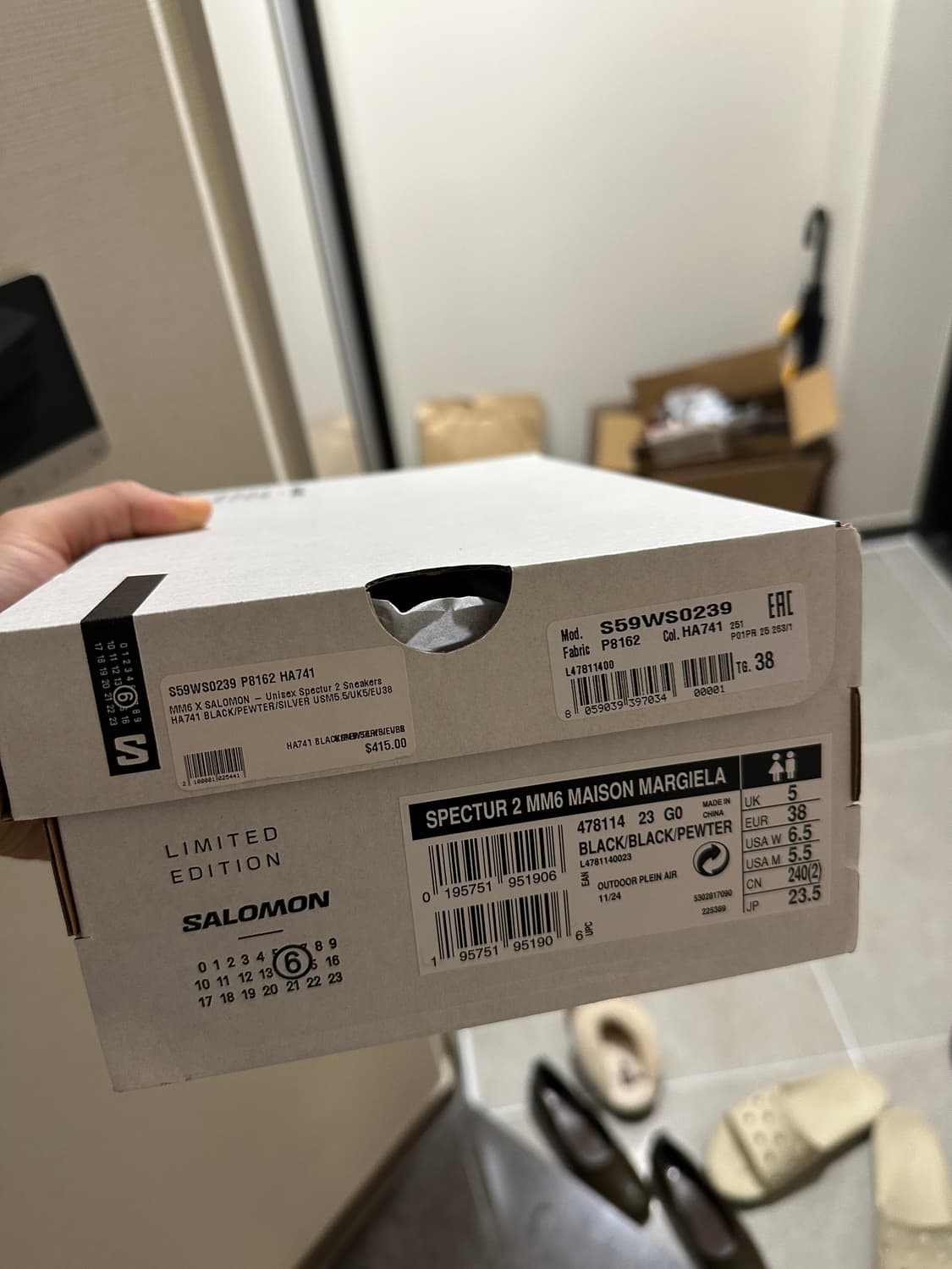 [판매] 살로몬 x MM6 메종 마르지엘라 스펙터 2 (235) 상품이미지6
