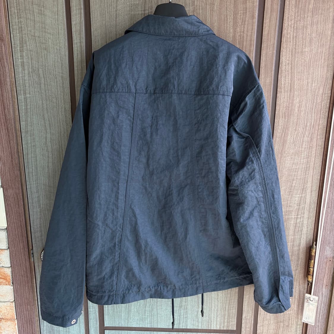 새상품(M)언어펙티드 트러커 자켓 네이비 상품이미지3