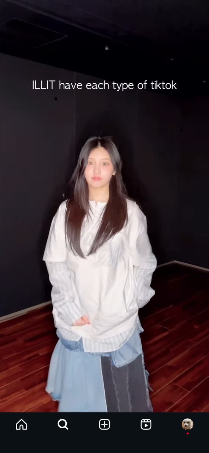 (아일릿 원희 착용) 팬시클럽 베이비걸 스트라이프 레이어드 티  상품이미지1