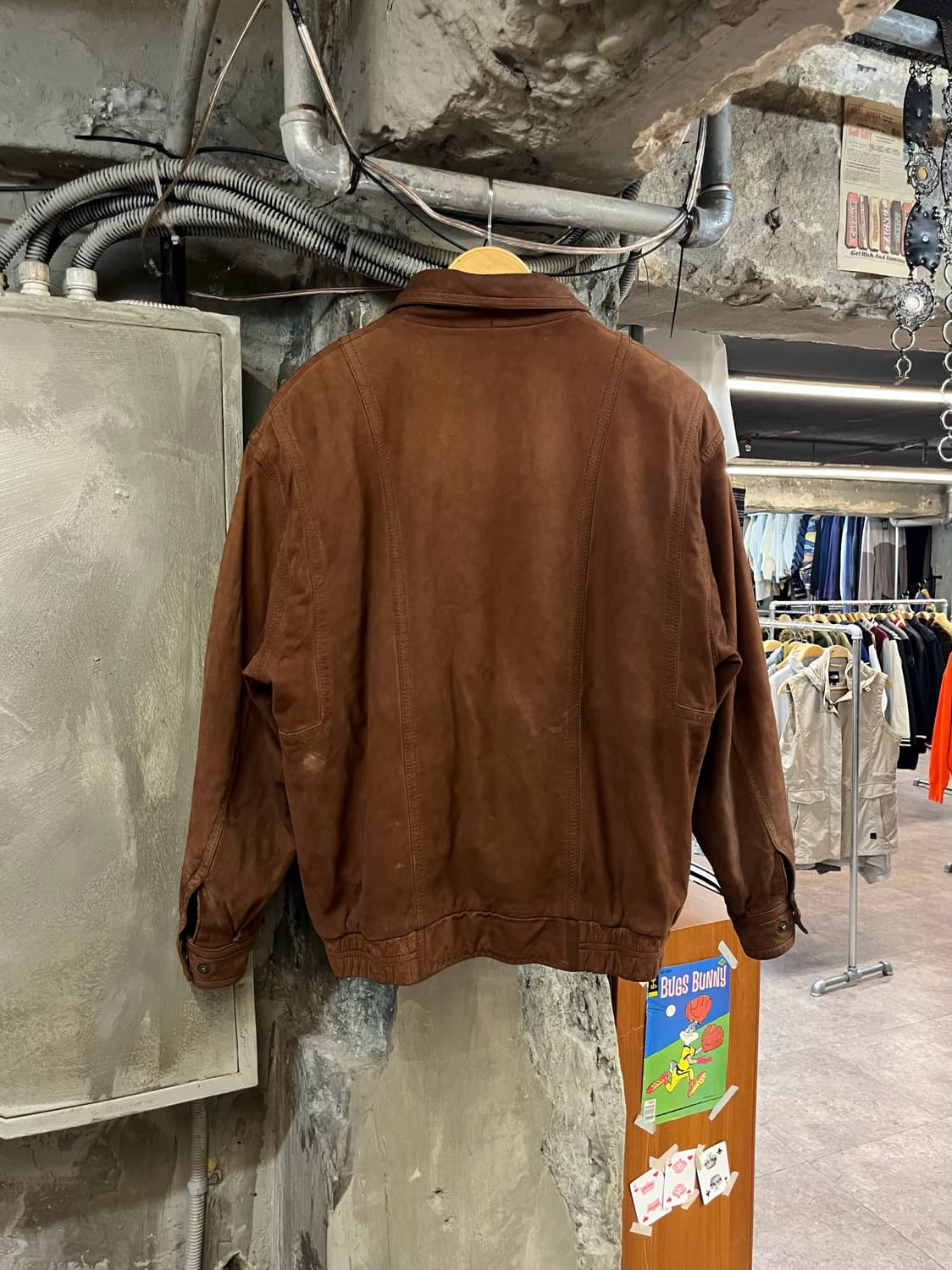 타운젠트 소가죽 레더 자켓 브라운 100 #csz2370 상품이미지2