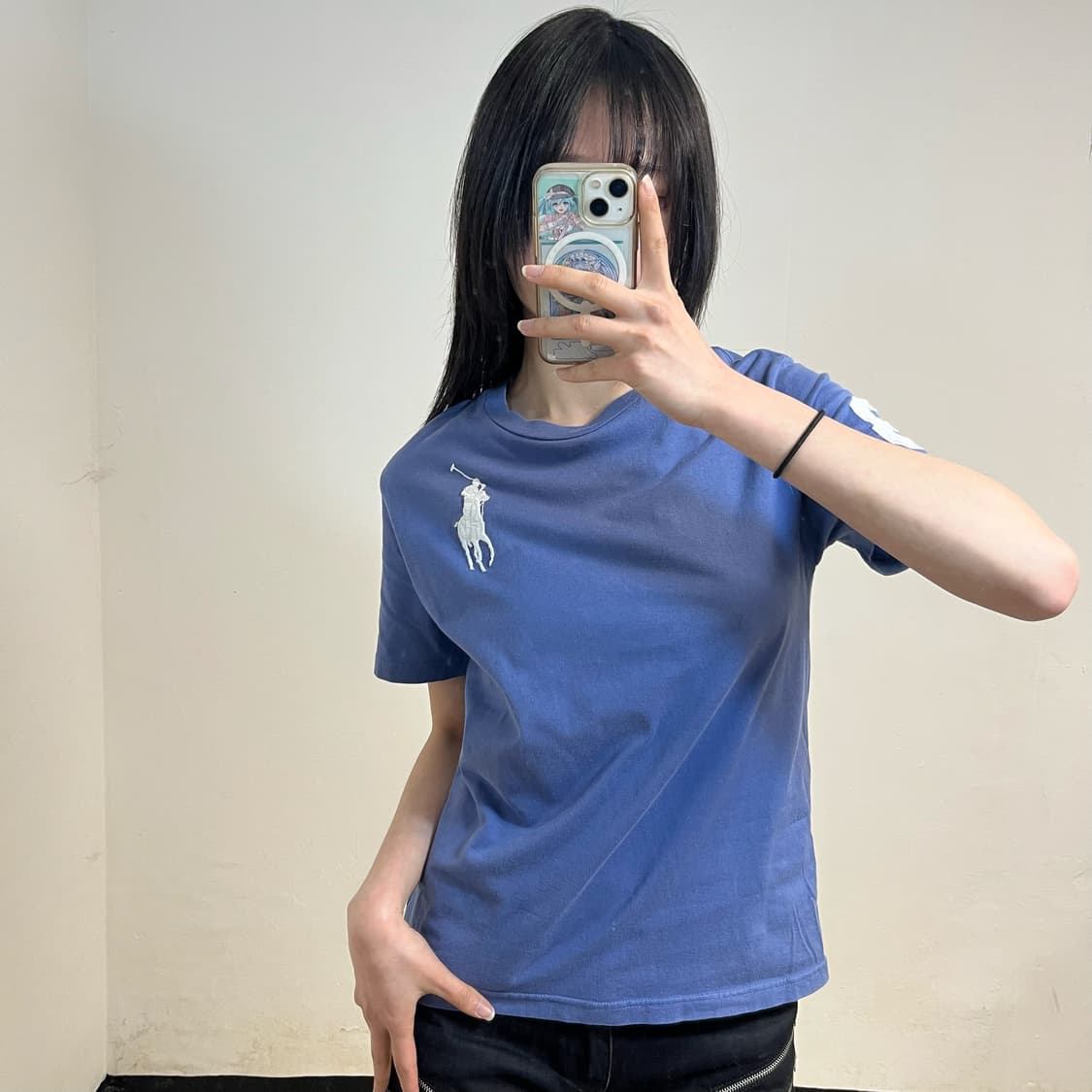 Polo sky blue big pony t-shirts 상품이미지1