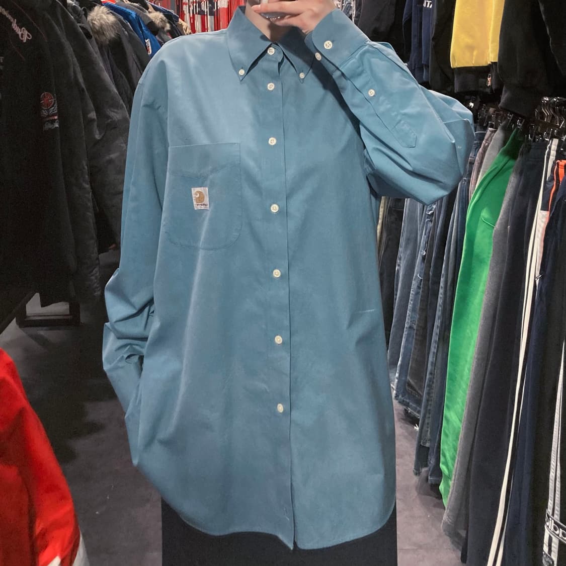 [IM] 칼하트 긴팔셔츠 블루 상품이미지2