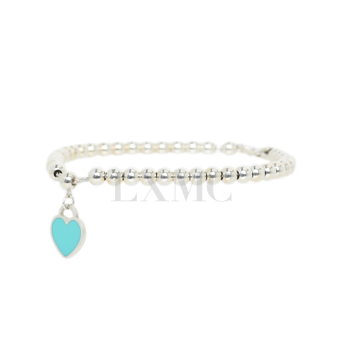 리턴 투 티파니 비드 브레이슬릿 티파니블루 하트 4MM 실버팔찌 상품이미지2