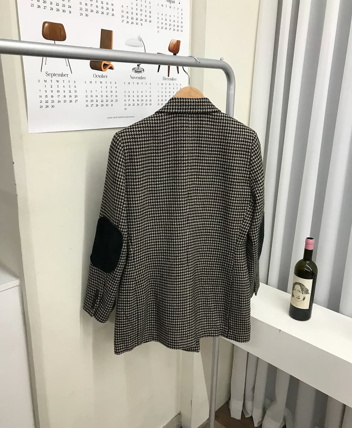 폴로 하운드체크 더블 울 코트 상품이미지3