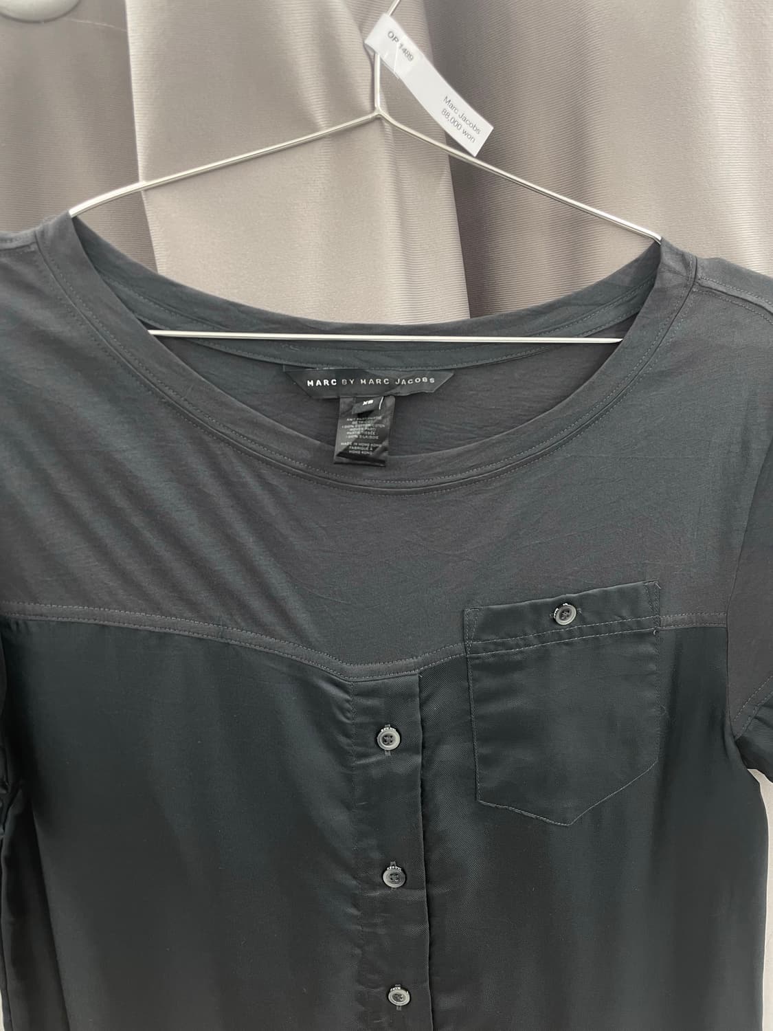 마크제이콥스 코튼 실크 원단배색 원피스 상품이미지2