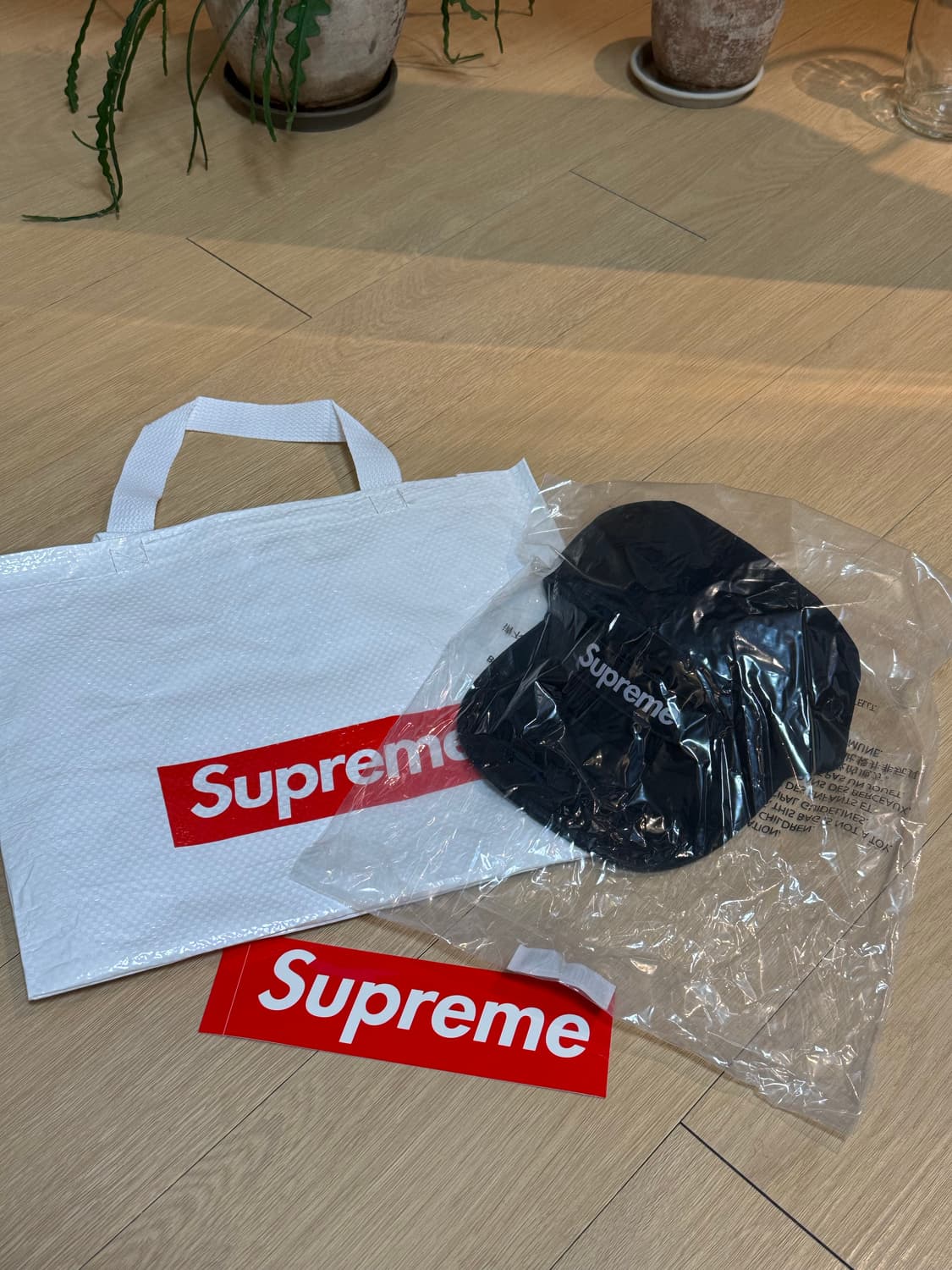 슈프림 25fw 밀리터리 캠프캡 블랙 상품이미지2