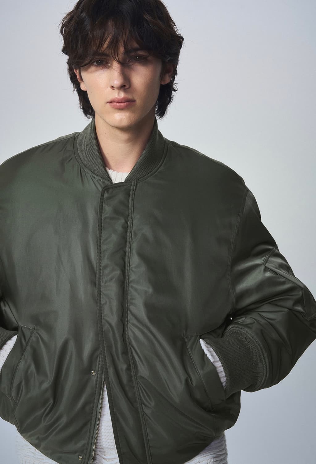 시스템옴므 투웨이 집업 블루종 항공점퍼 100 상품이미지2