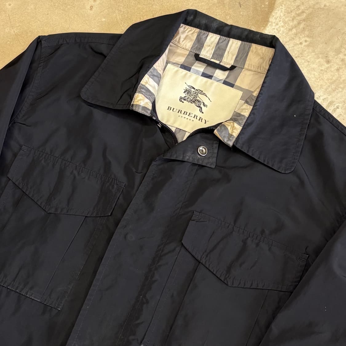 🫶🏻 버버리 Black 카고 집업버튼 자켓 🫶🏻 상품이미지2