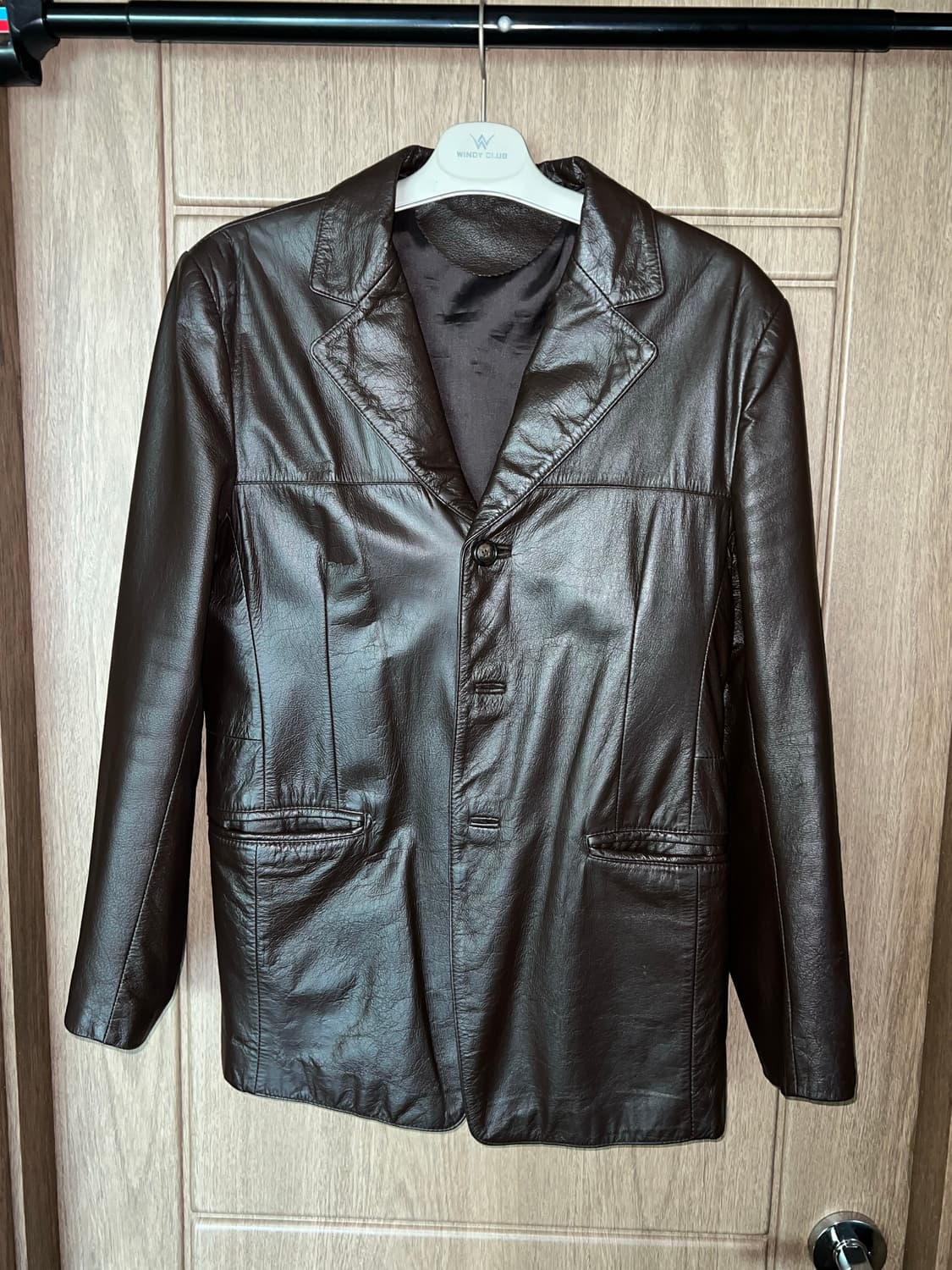 소가죽 오버 블레이져 상품이미지1