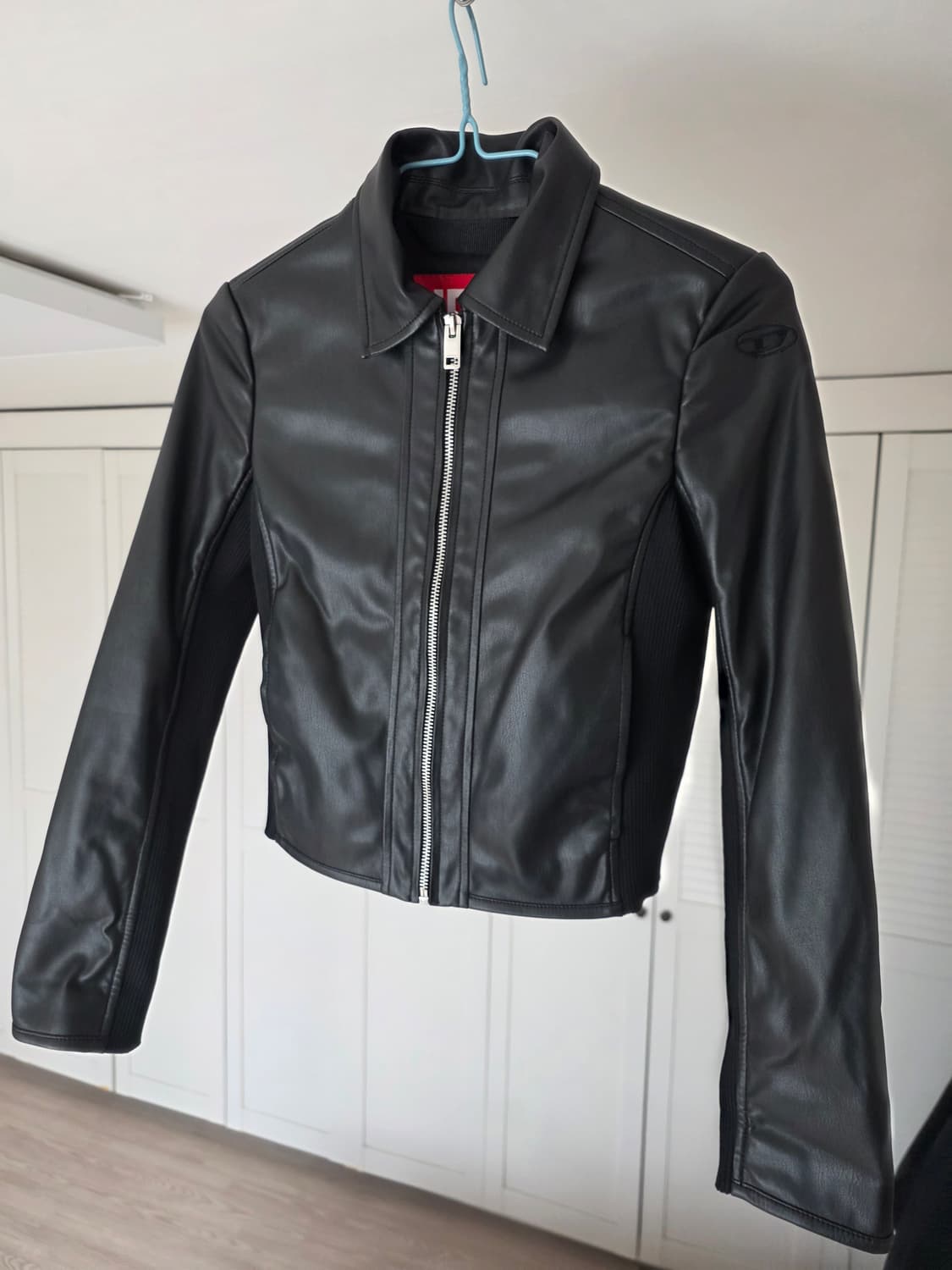 디젤 레더 바이커 자켓 상품이미지2