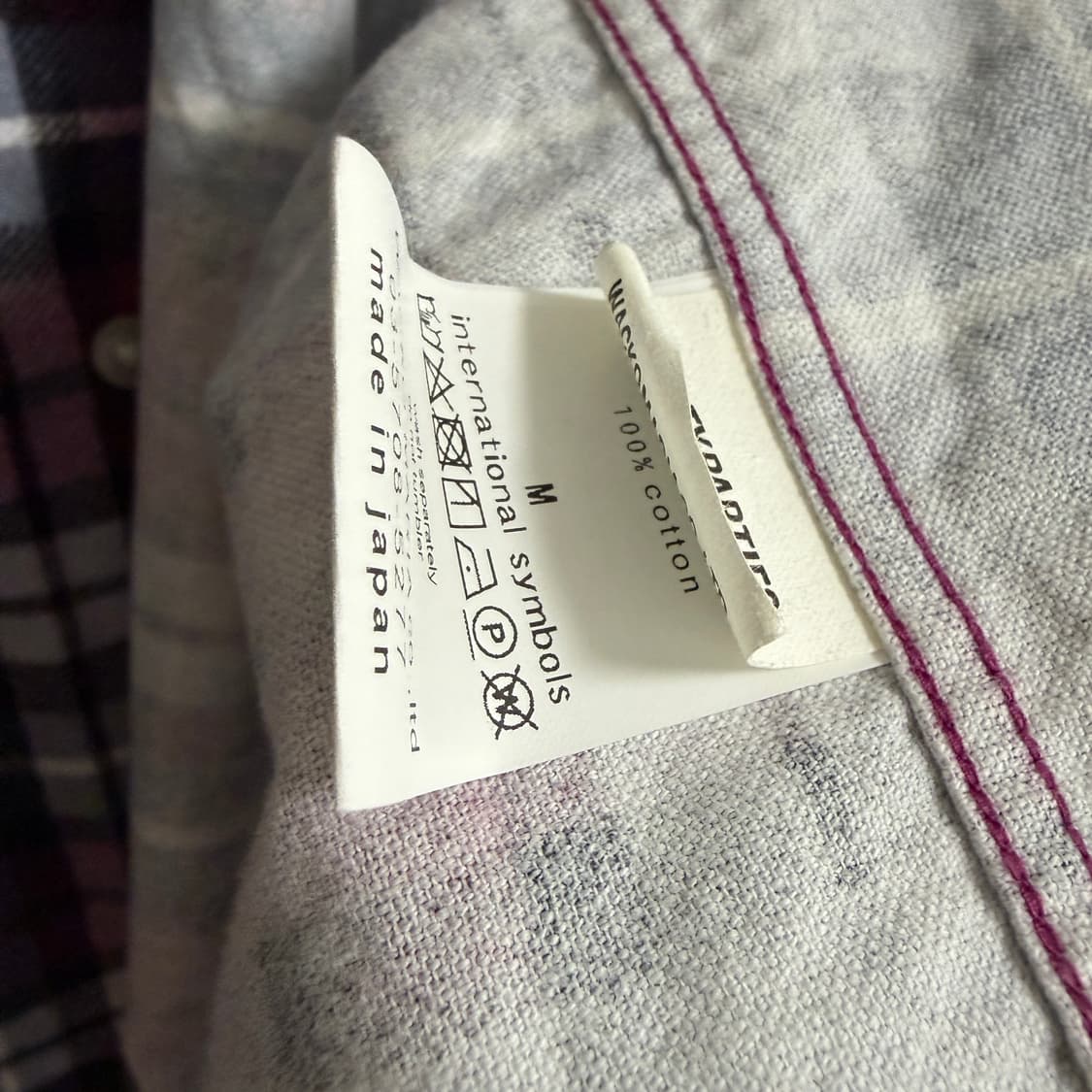 와코마리아 플란넬 셔츠 상품이미지3