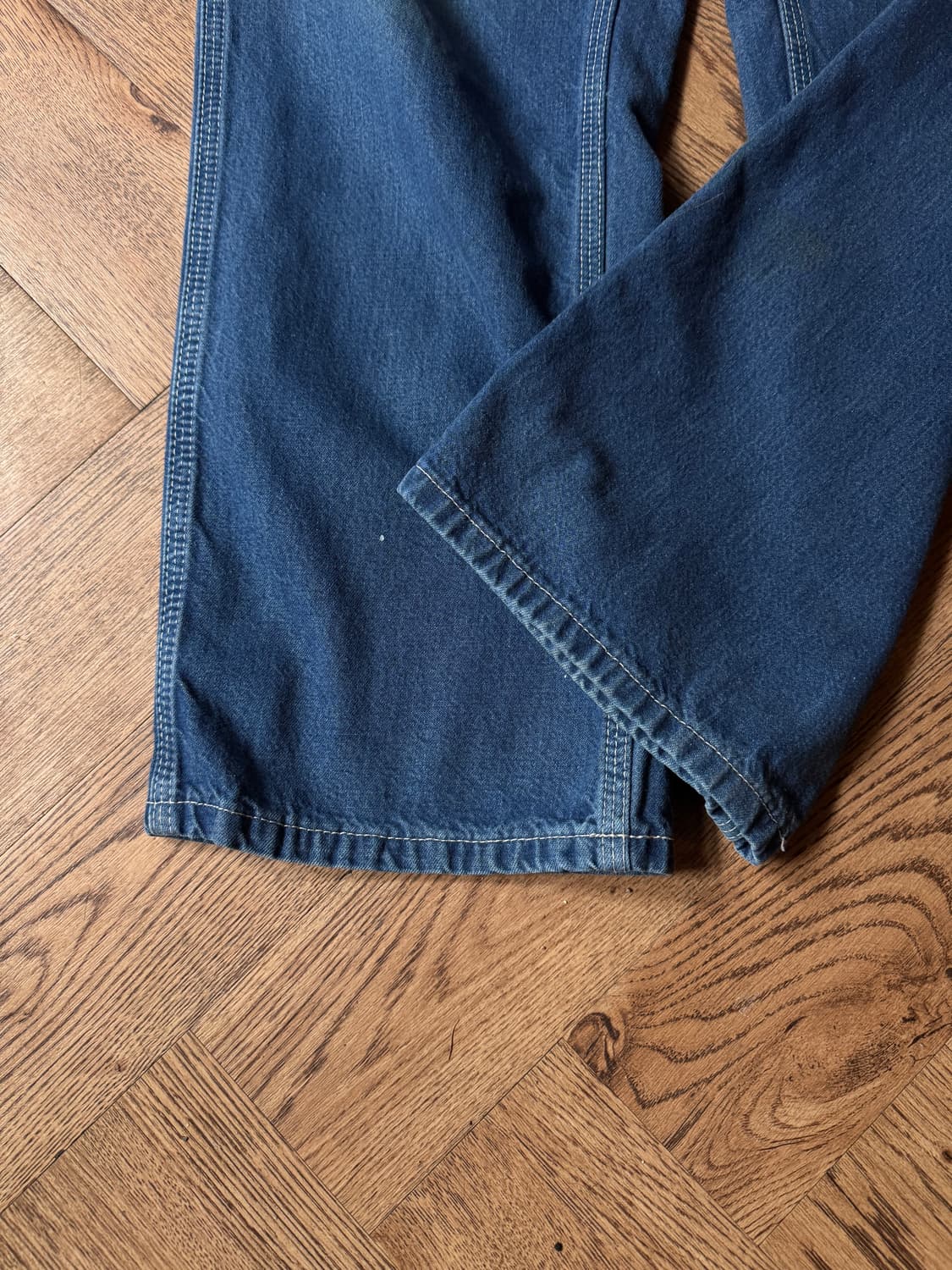 [30]칼하트 USA 덩가리핏 더티워싱 싱글니 카펜터 워크 데님 팬츠 상품이미지7