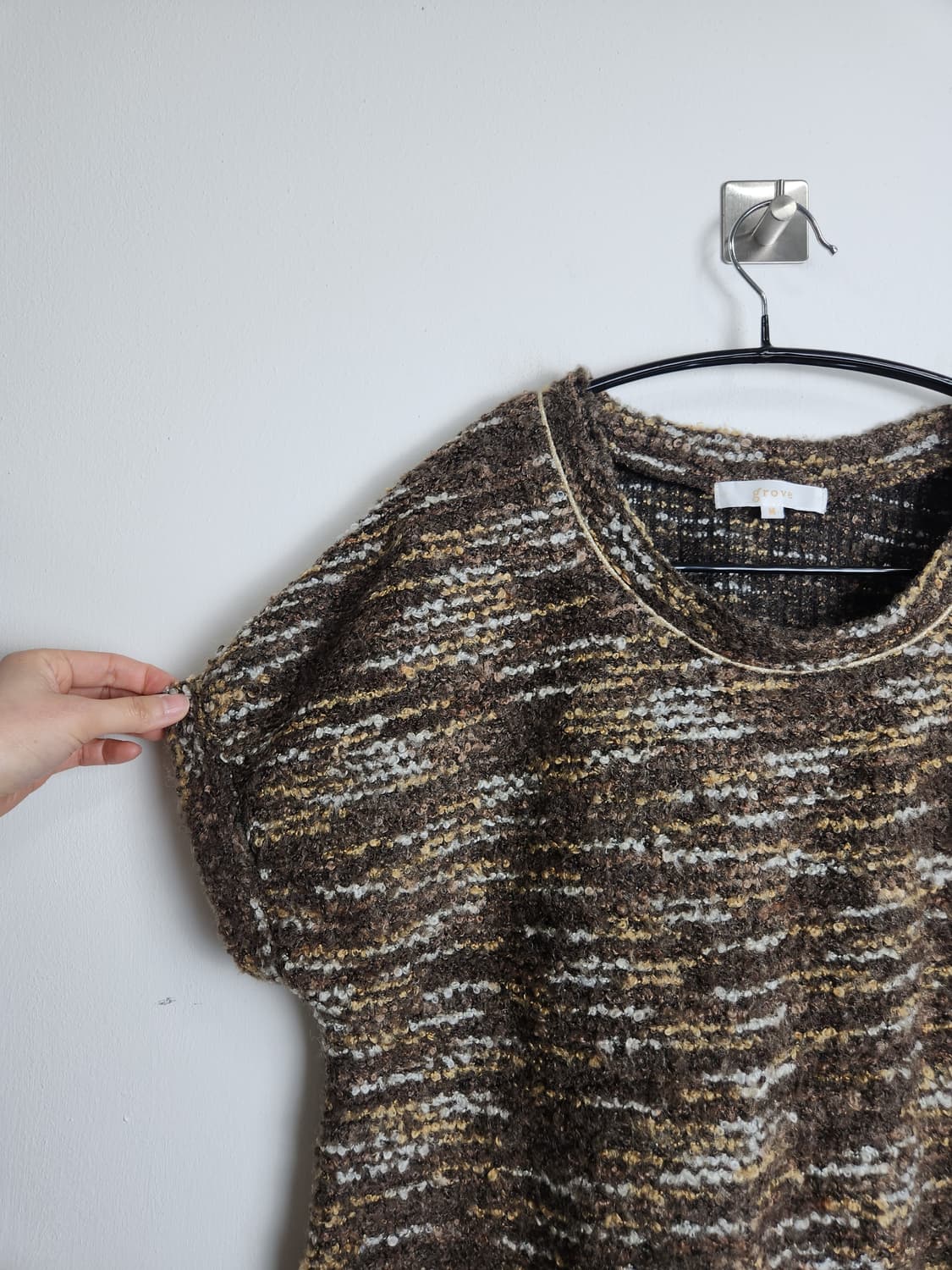 반소매 믹스 니트 상품이미지9