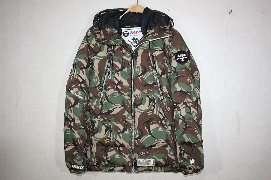 Aafe 베이프에이프 카모플라쥬 패딩(XL) 상품이미지1