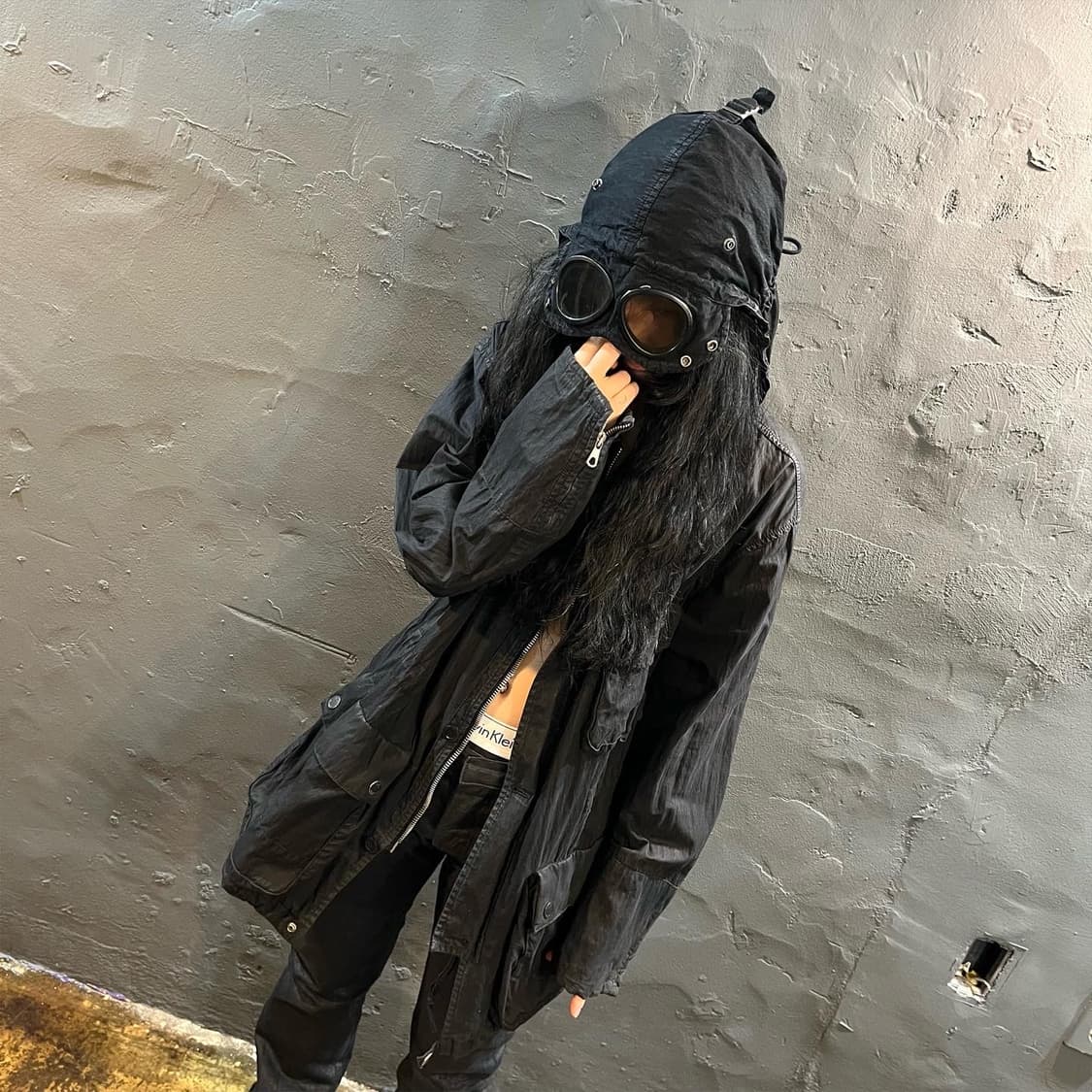 CP컴퍼니 고글 왁싱자켓 상품이미지3