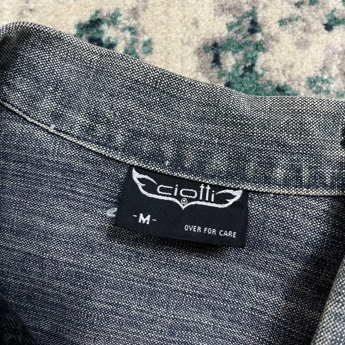 Usa vintage ciotti 미제 그런지 데님 자켓(M) 상품이미지3