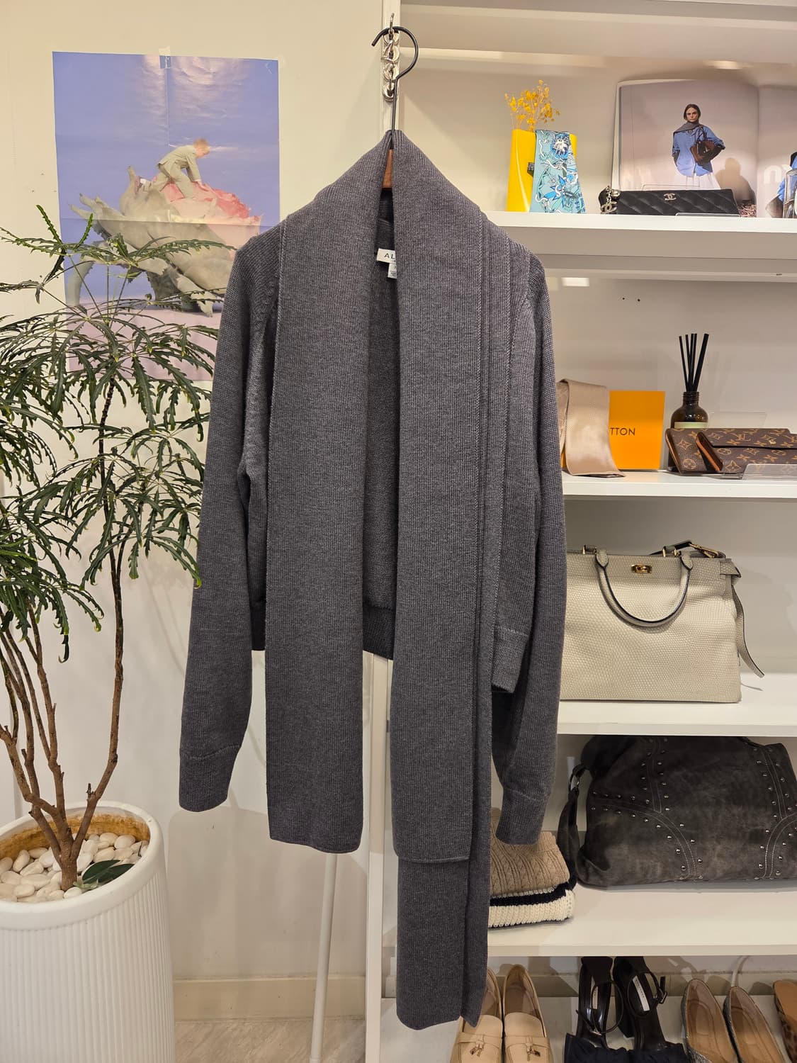 ALAIA 알라이아 머플러 가디건 상품이미지1