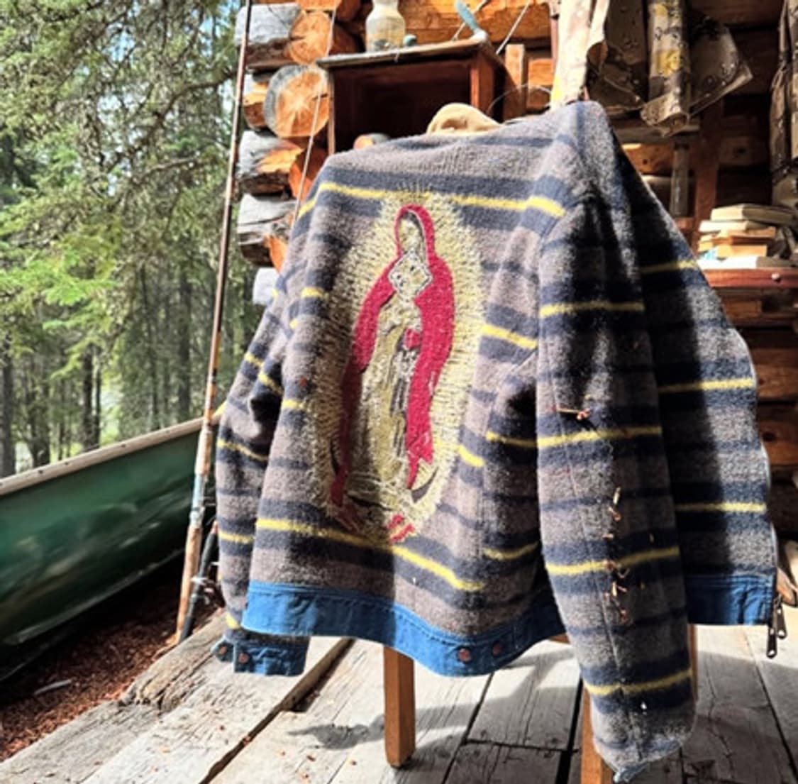 캐피탈 11.5온즈 데님 마리아 집 업 워크 자켓 인디고 상품이미지1