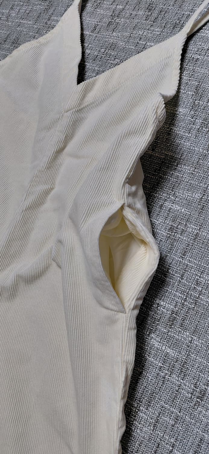 [S] LAKOLE 라콜레 코듀로이 와이드 점프슈트 (아이보리) 상품이미지4