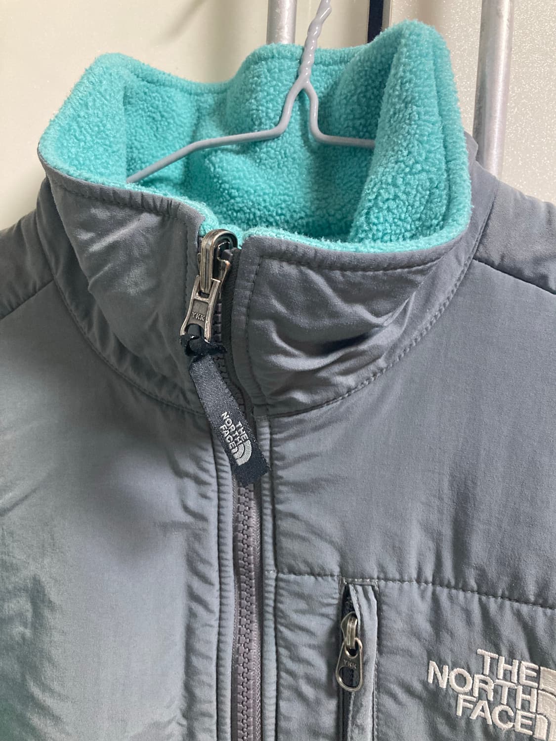 일본 빈티지 노스페이스 후리스 민트색 상품이미지7