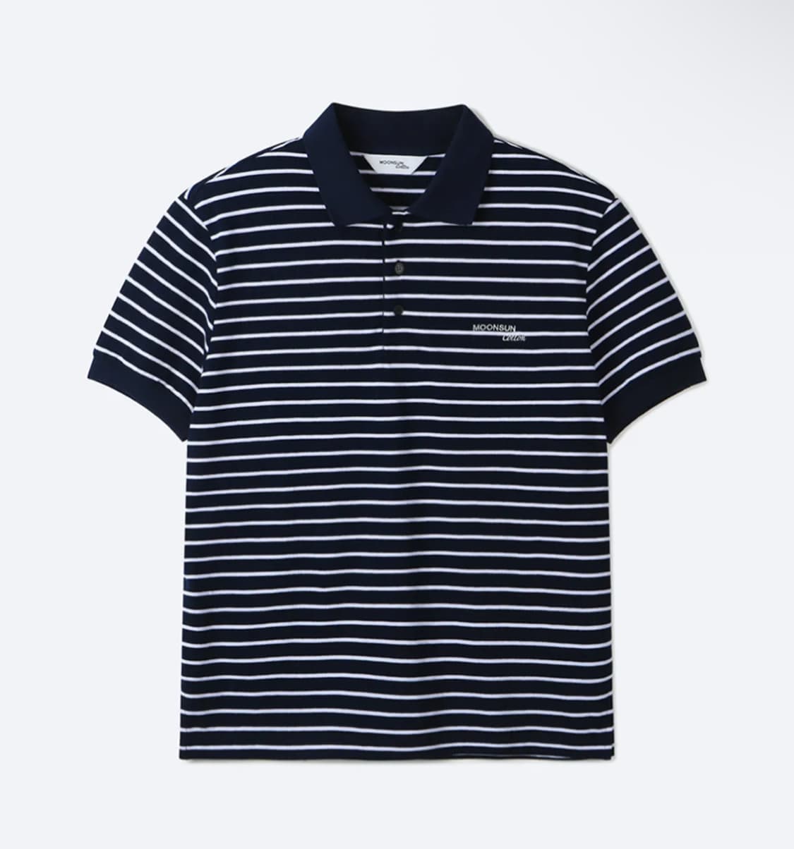 [M] 문선 스트라이프 반팔 티셔츠 pk 네이비 상품이미지1