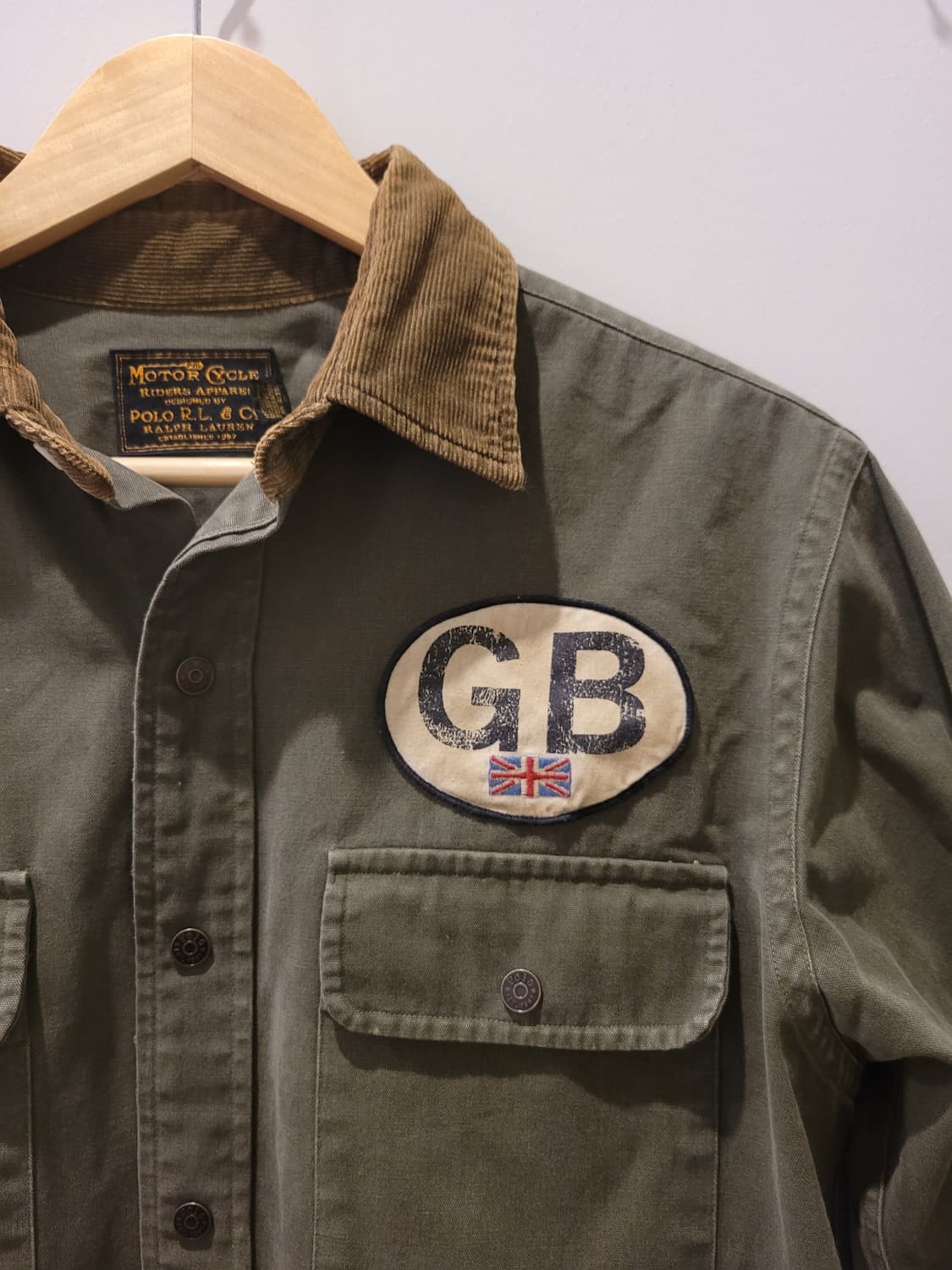 폴로 랄프로렌 모터 사이클 아카이브 워크셔츠 상품이미지3