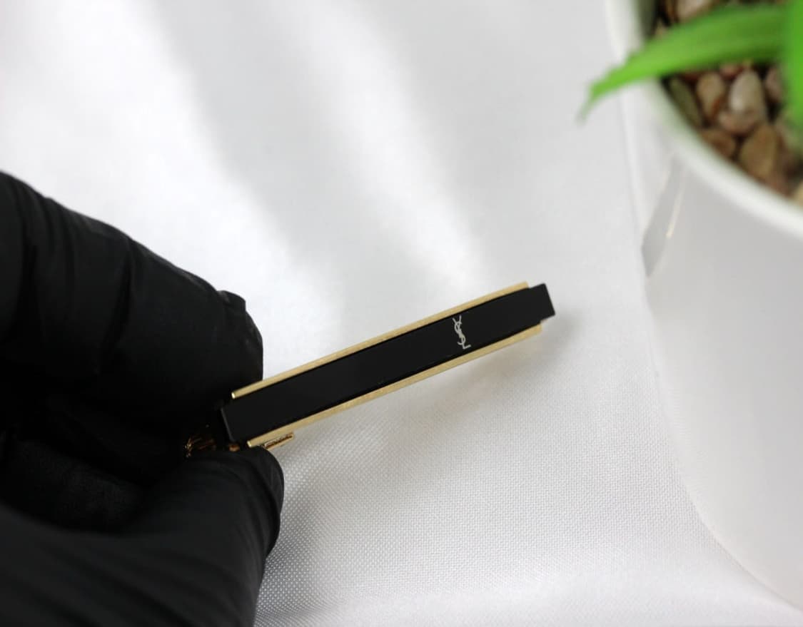 입생로랑 B+등급 5.1cm 남자 명품 넥타이핀 빈티지 상품이미지4