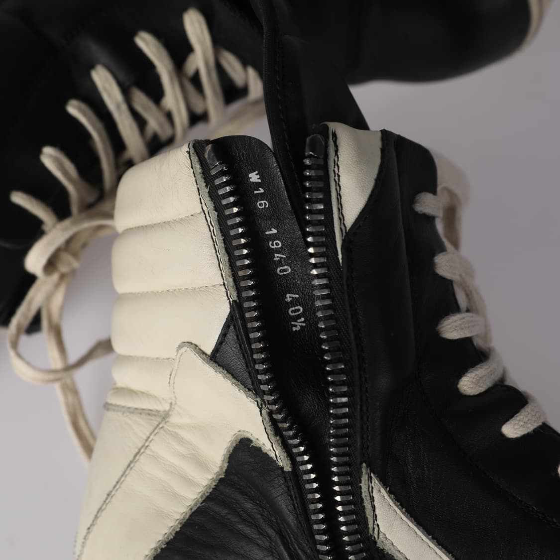 40.5 / Rick Owens 릭오웬스 지오바스켓 모노크롬 상품이미지8