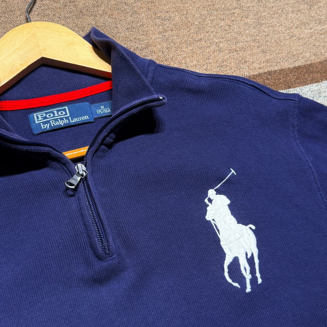 폴로랄프로렌 빅포니 스웻 반집업 M 105 알파인 상품이미지3