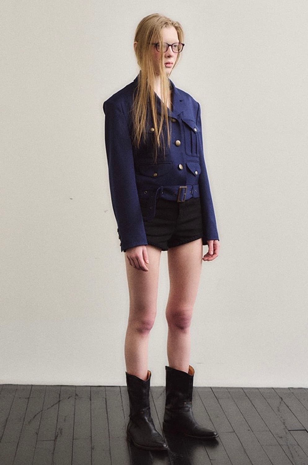 dared 데어드 자켓 ROYAL NAVY BELTED JACKET 상품이미지2