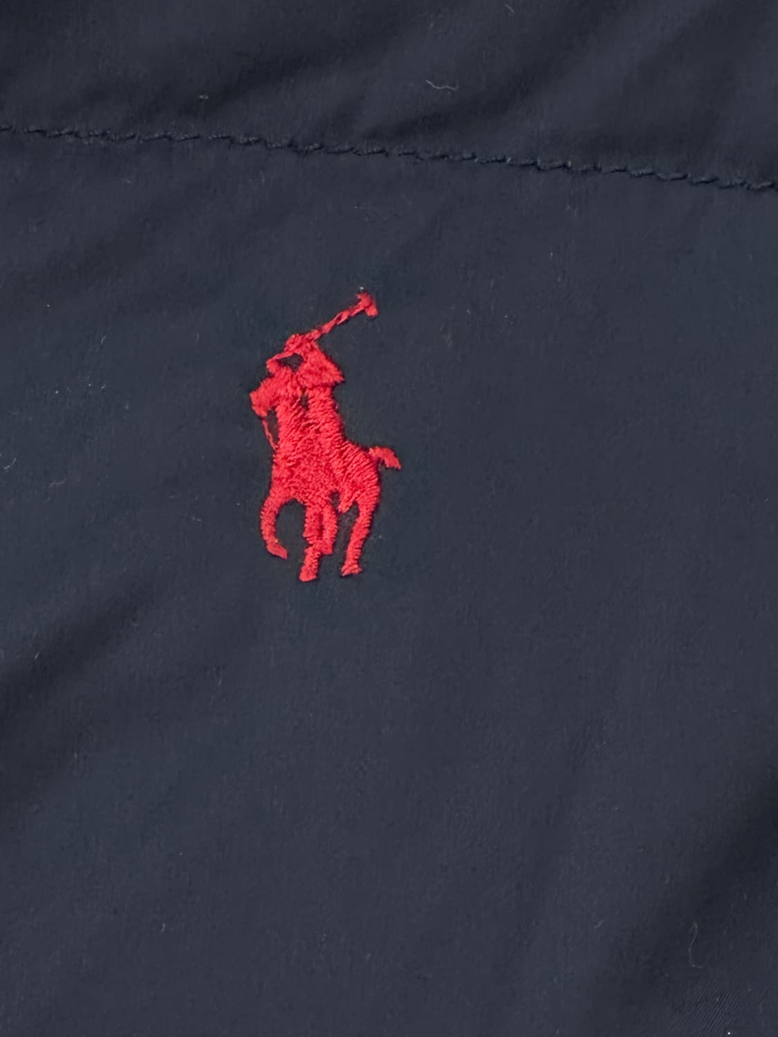 폴로 리버시블 네이비 구스 패딩 조끼 핀터 아메카지 시티보이 상품이미지7