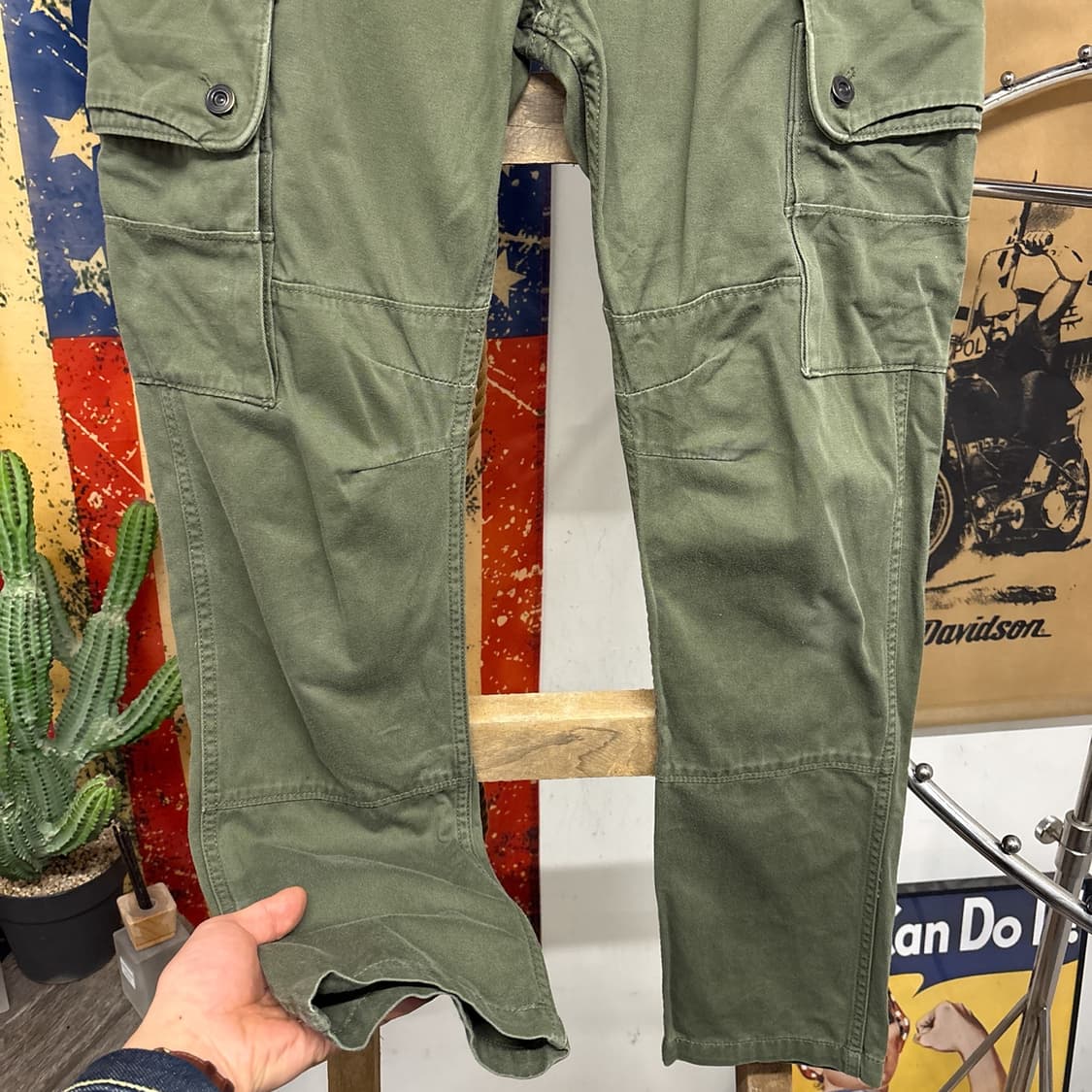 00s 리바이스 화이트탭 코튼트윌 빅포켓 카고팬츠 상품이미지4