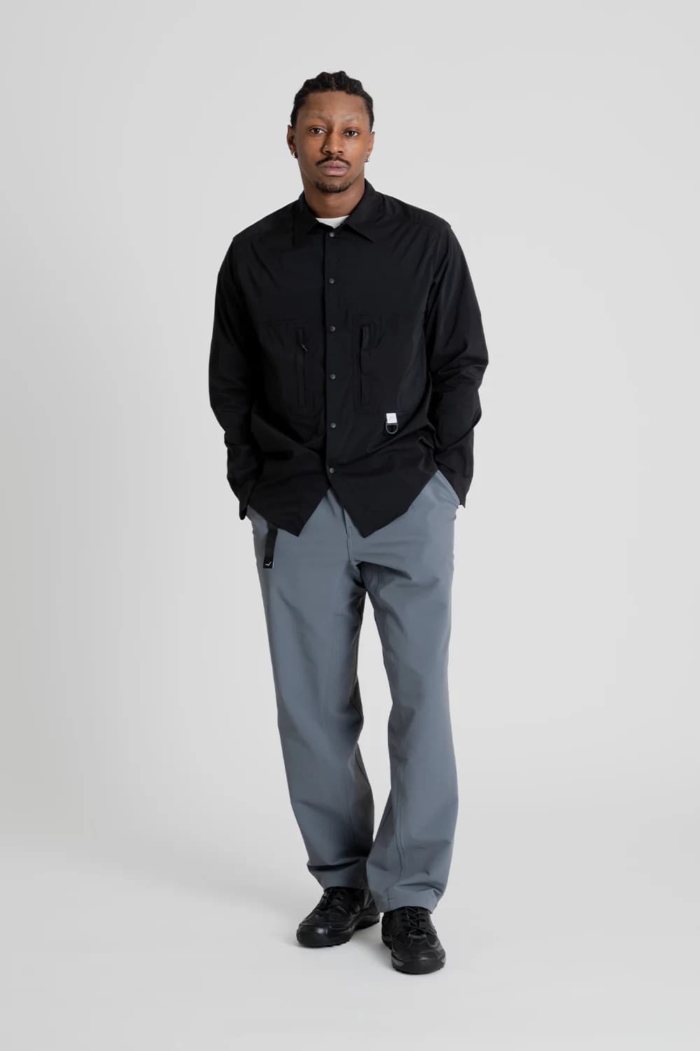 Cayl stretch nylon hiker shirts black 상품이미지2