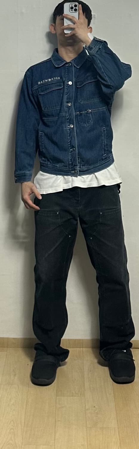 로카웨어 로고 데님 자켓 상품이미지4
