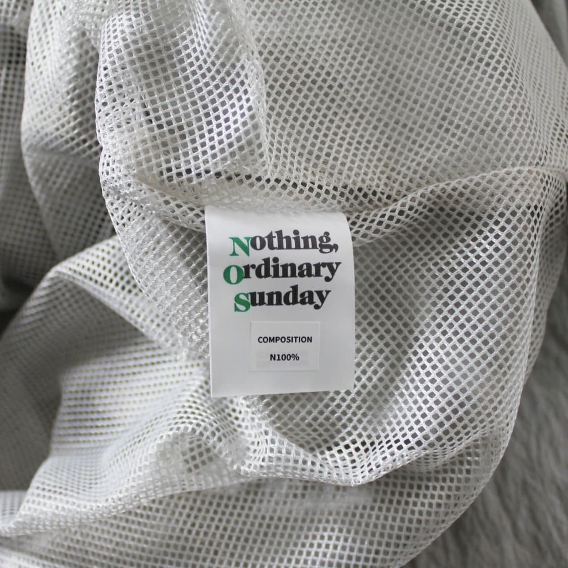 Nos7 그레이 바람막이 상품이미지5