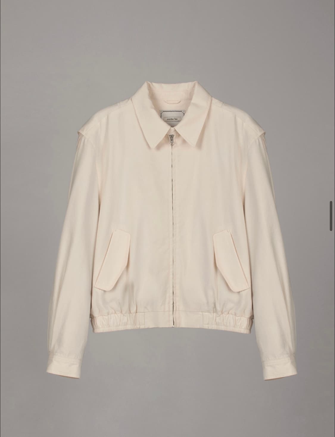 오버듀플레어 SOFT COTTON BLOUSON 에크루 상품이미지1