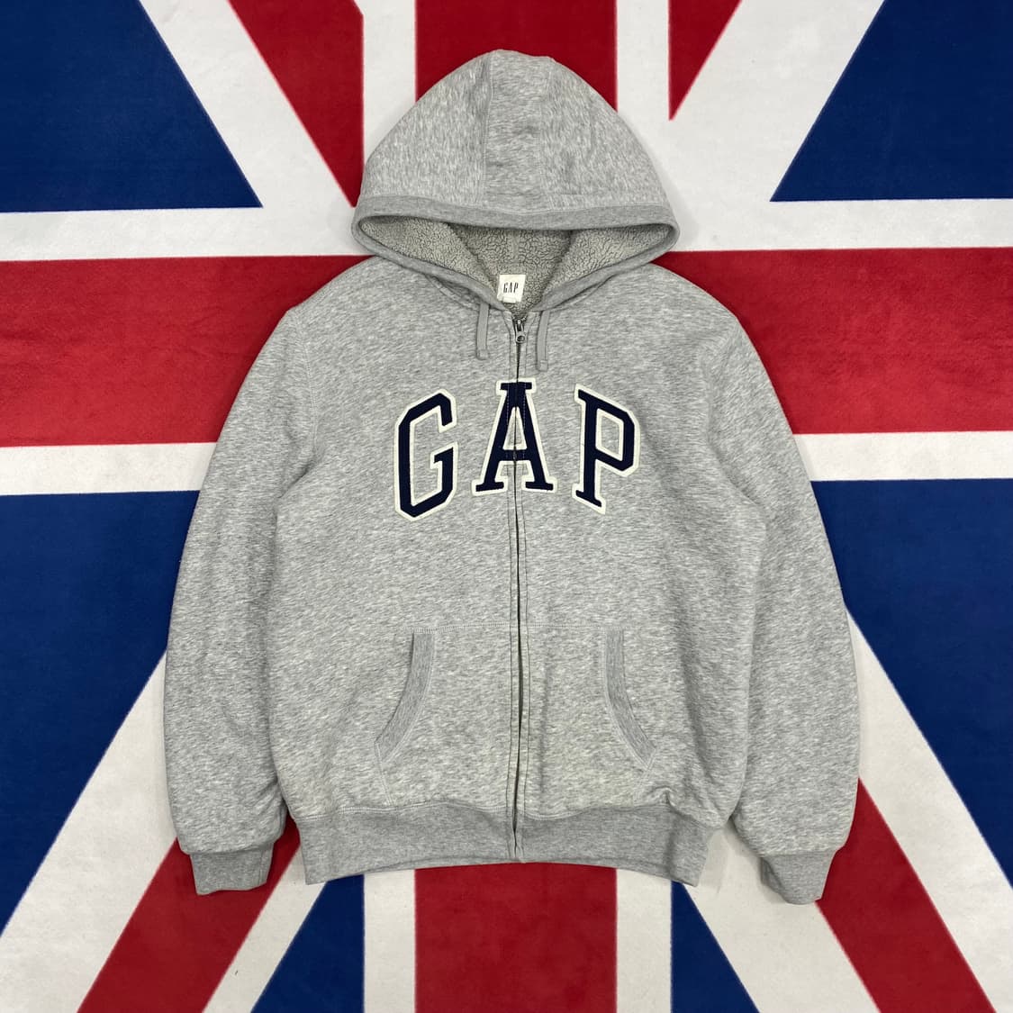 GAP 보아털 후드집업 L  상품이미지1