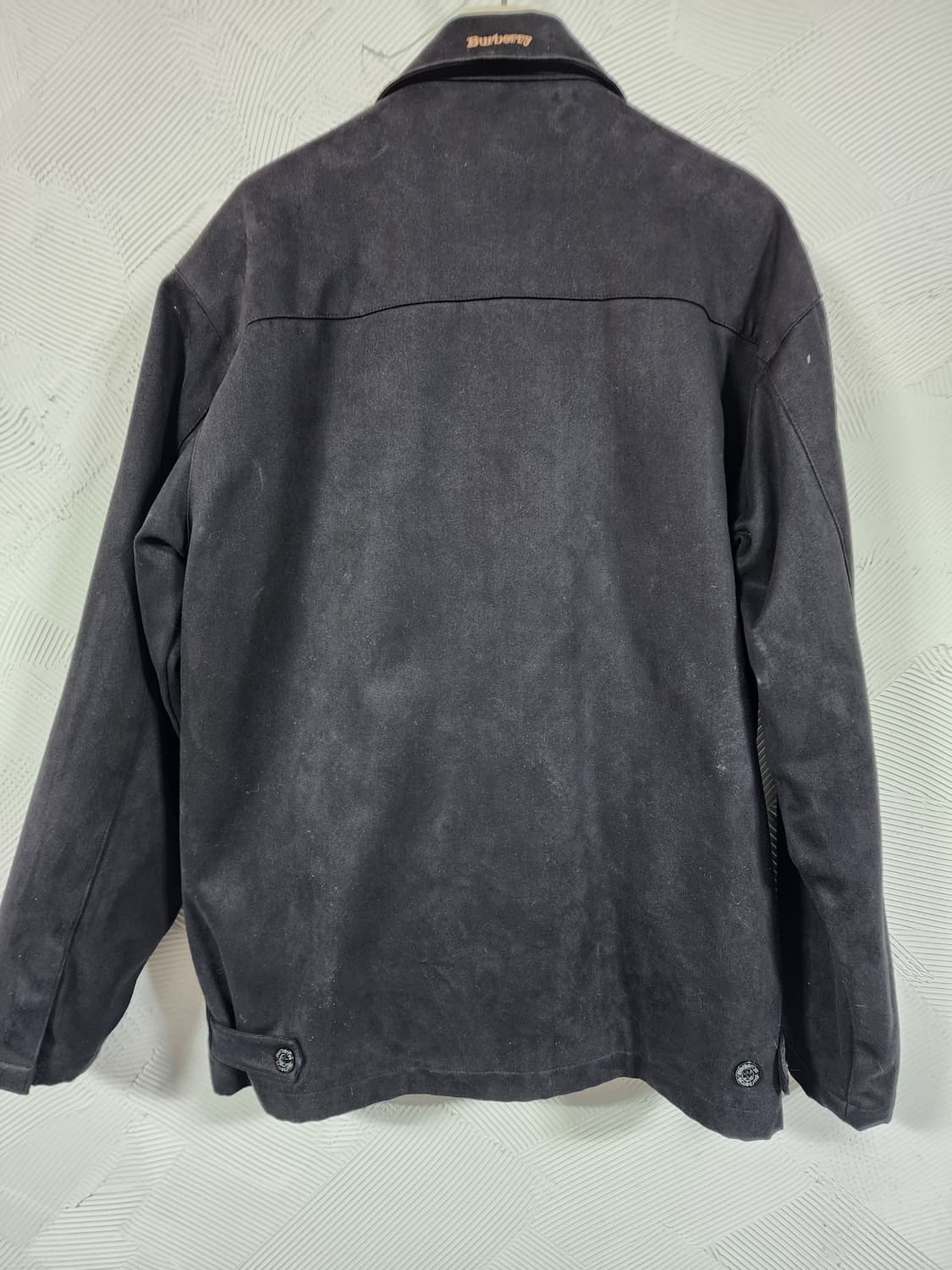 버버리 블랙 스웨이드 자켓 105 상품이미지2