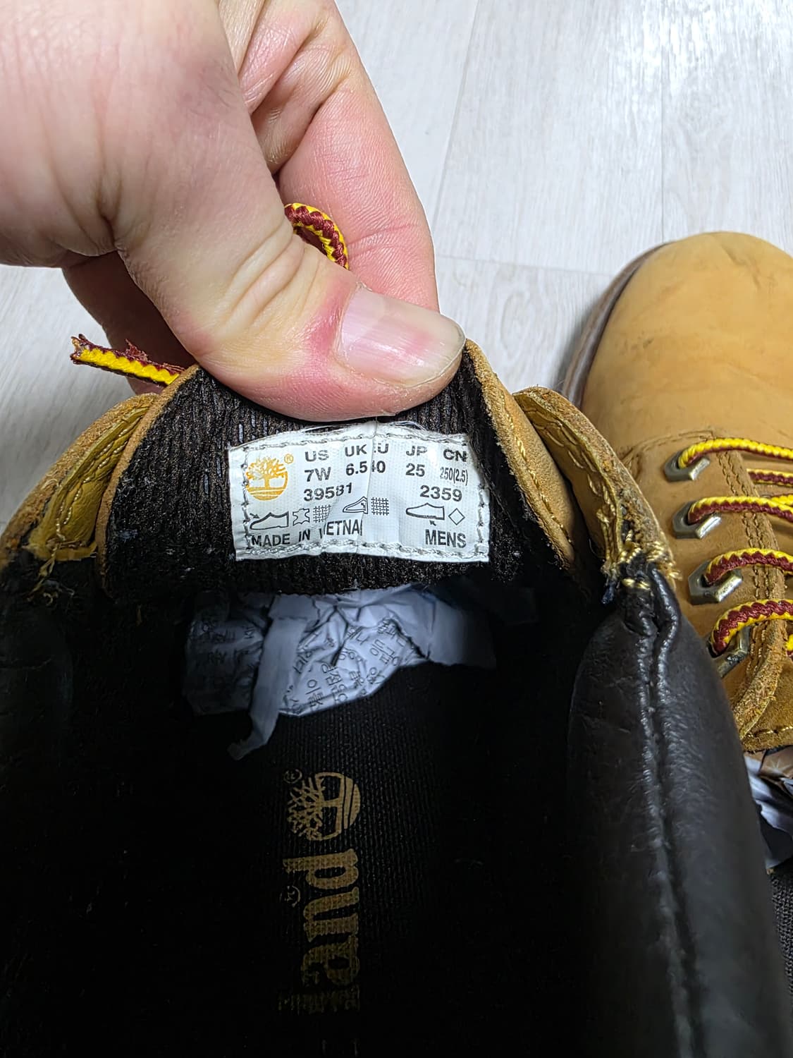 팀버랜드 베이직 옥스포드 누벅 부츠(250~255) 상품이미지9