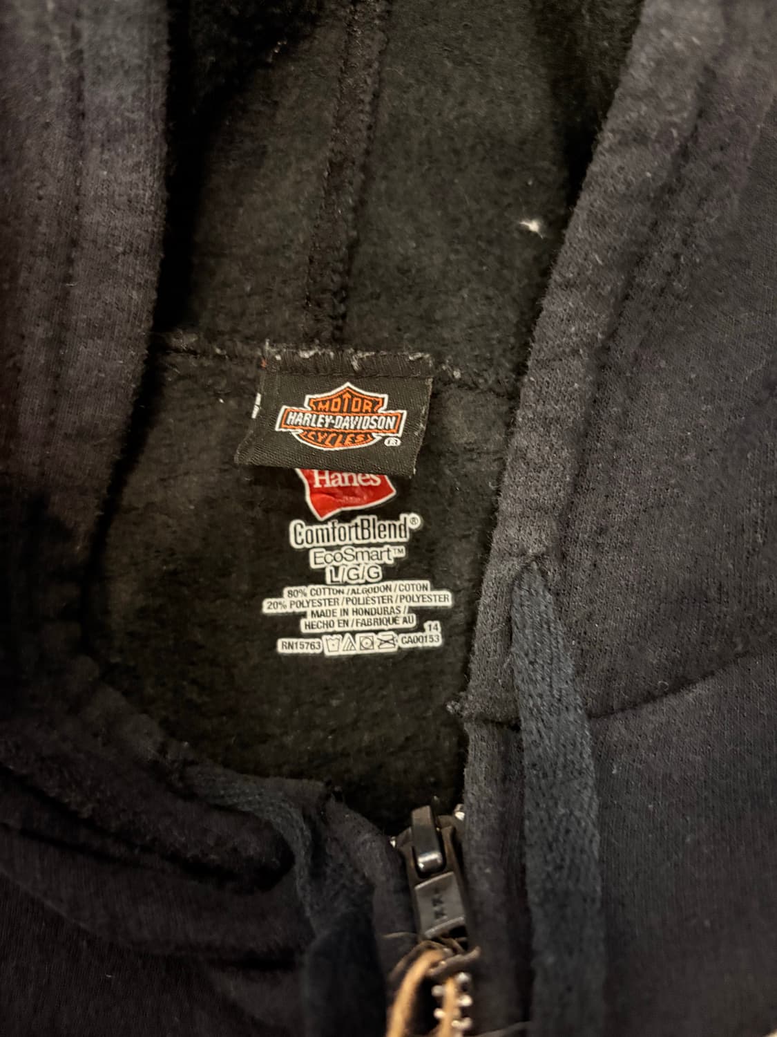 Harley-Davidson Zip-up Hoodie 상품이미지3