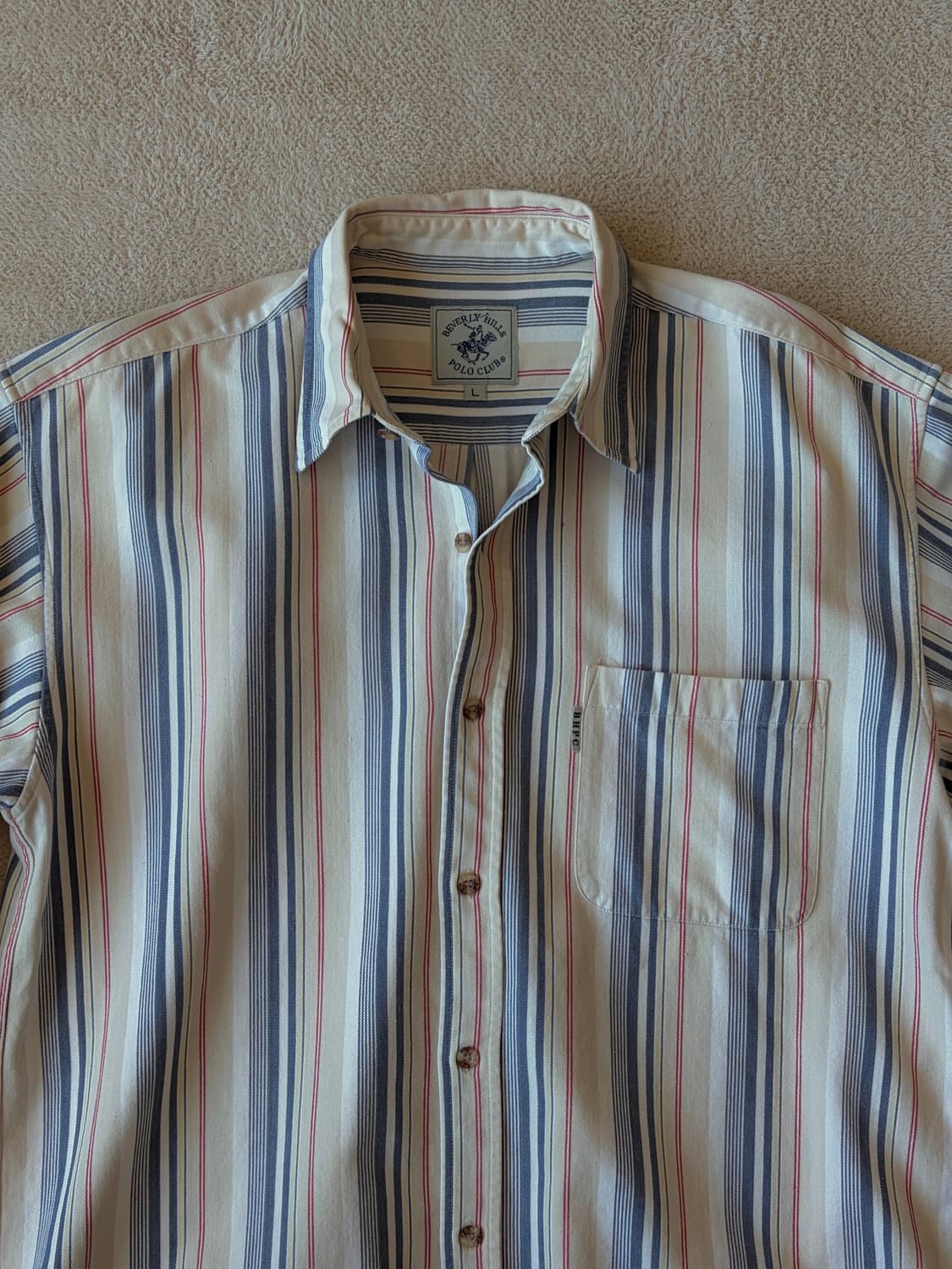 BEVERLY HILLS POLO CLUB 스트라이프 셔츠 상품이미지4