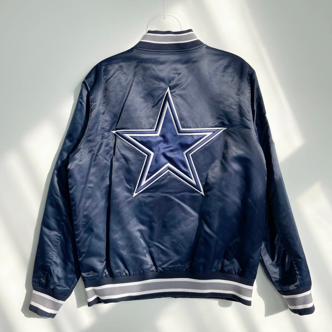  C2 NFL 뉴에라 댈러스 카우보이스 새틴자켓 M사이즈 상품이미지3